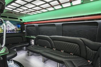 Lincoln Sprinter Party Bus Interior