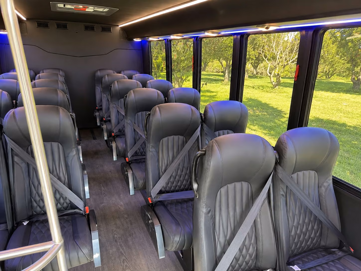 20 passenger minibus inside