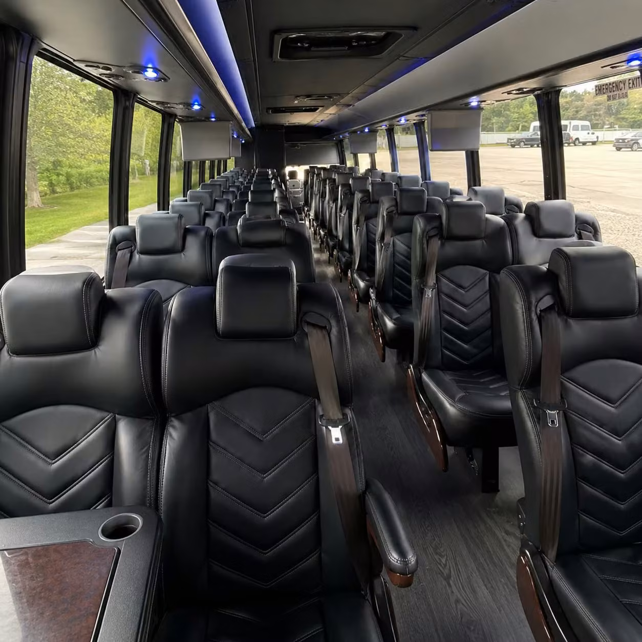 25 passenger minibus inside