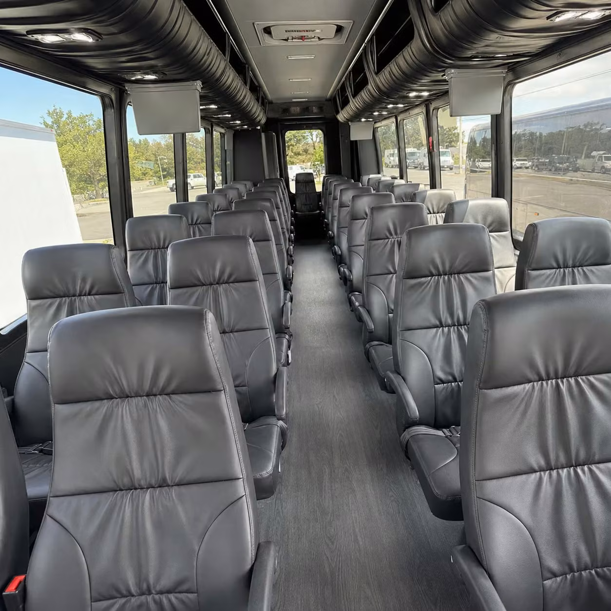 28 passenger minibus interior