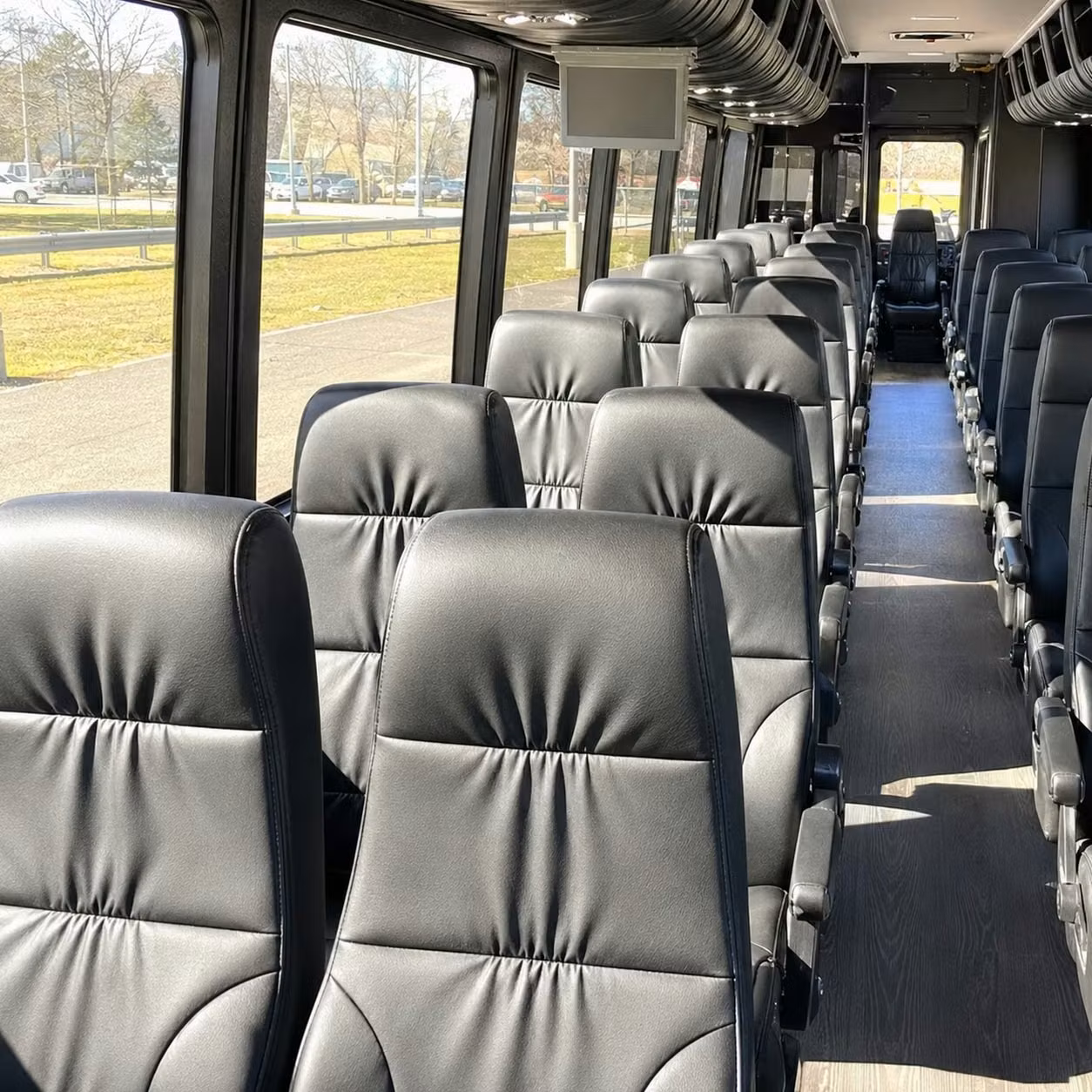 30 passenger minibus inside