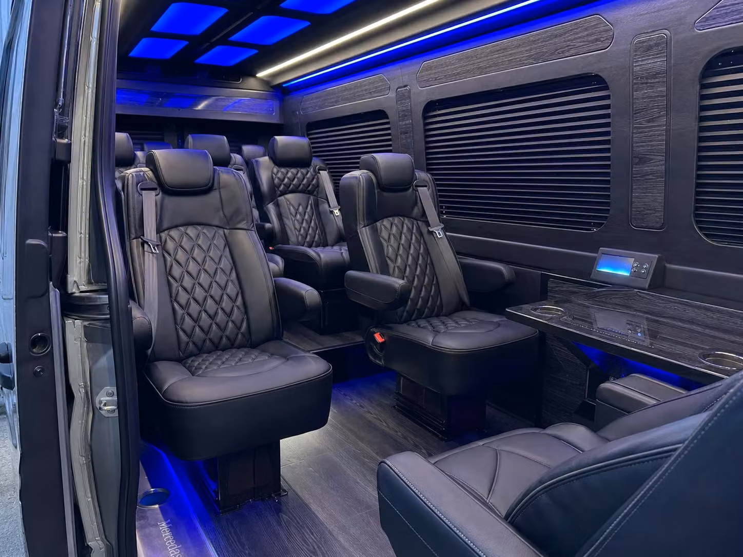 sprinter van transportation for groups and events across lincoln